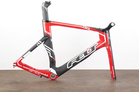 58cm Felt DA3 Carbon Aero Rim Brake TT Triathlon Frameset + Stem DA 3