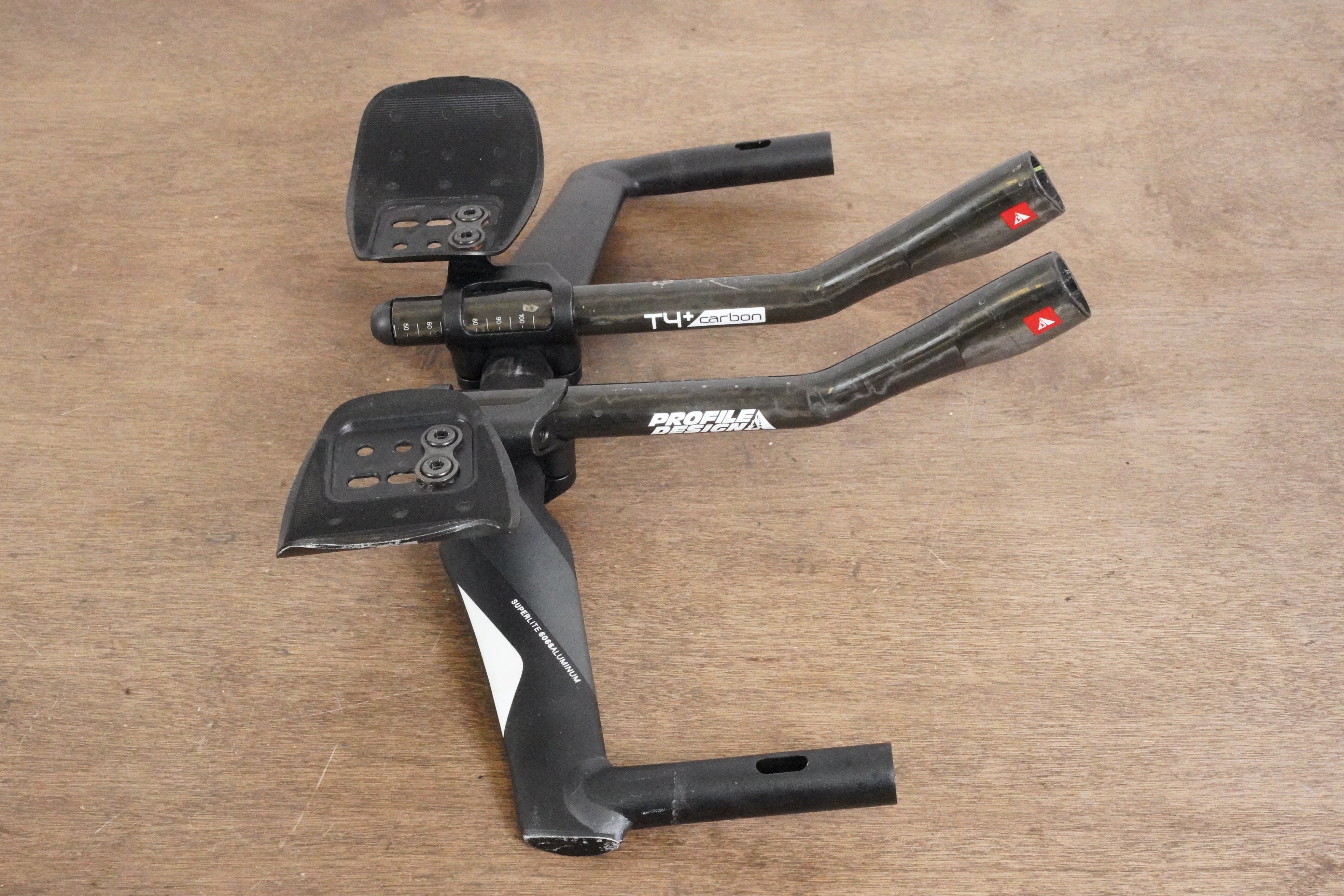 42cm Profile Design Alloy Basebar + T4+ Carbon Extensions TT