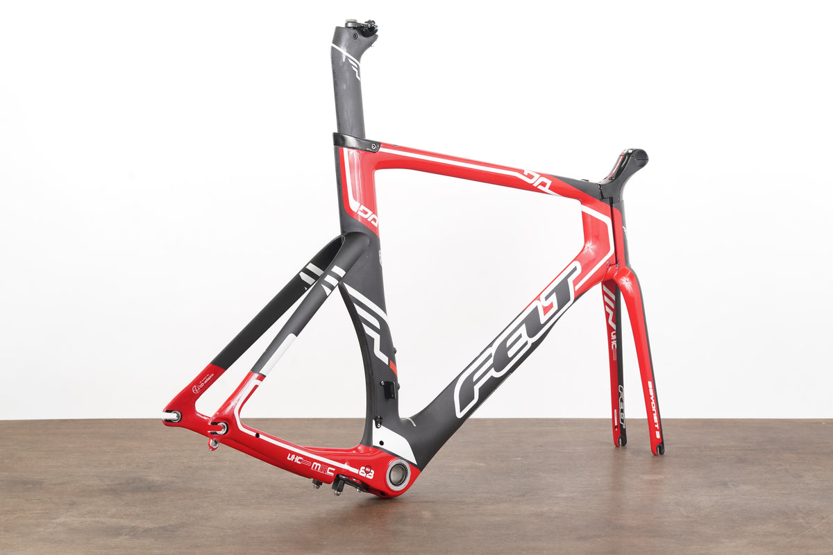 58cm Felt DA3 Carbon Aero Rim Brake TT Triathlon Frameset + Stem DA 3