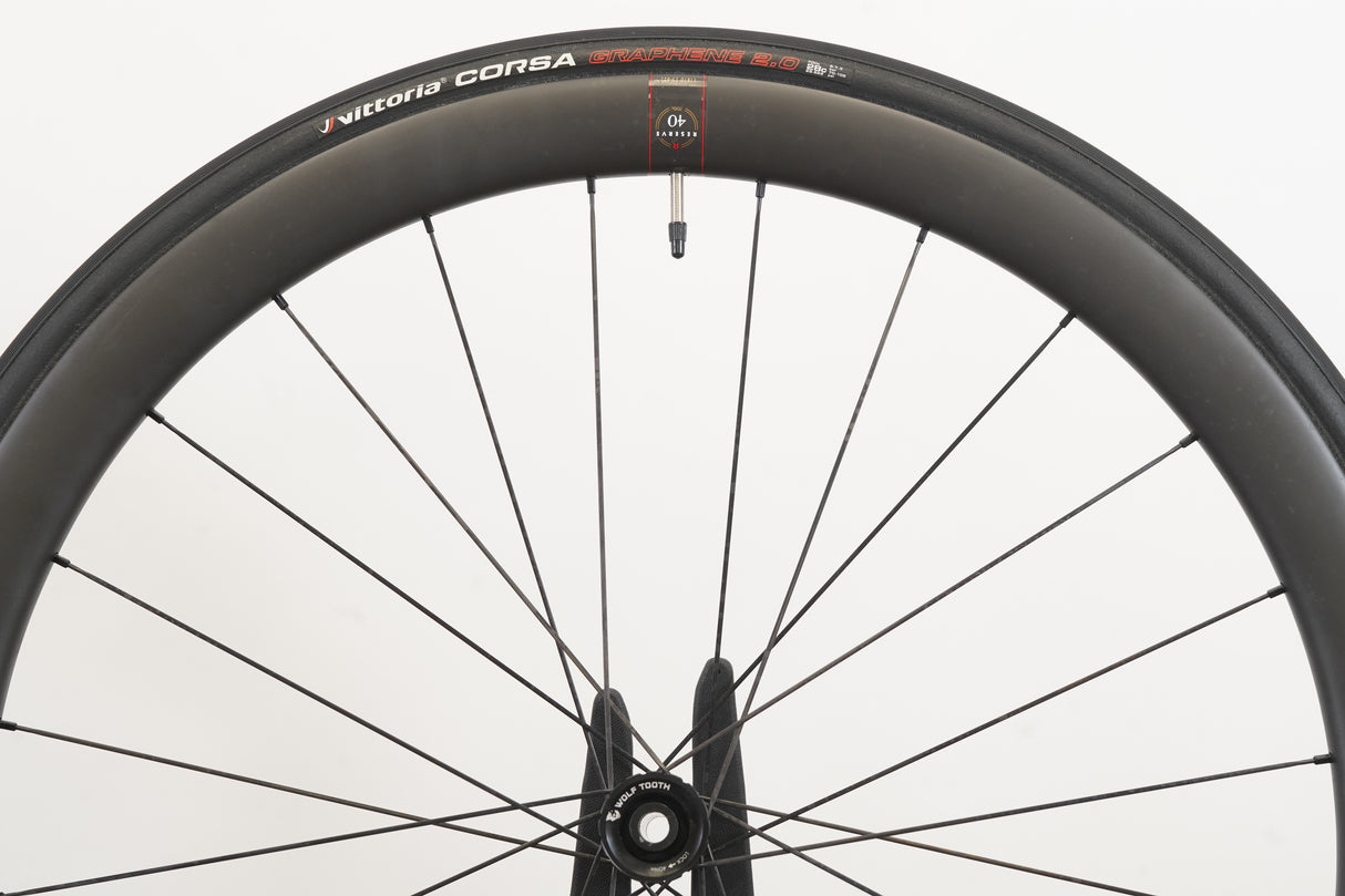 Reserve 40/44 DT Swiss 180 Tubeless Disc Brake Wheelset Campagnolo 11 Speed