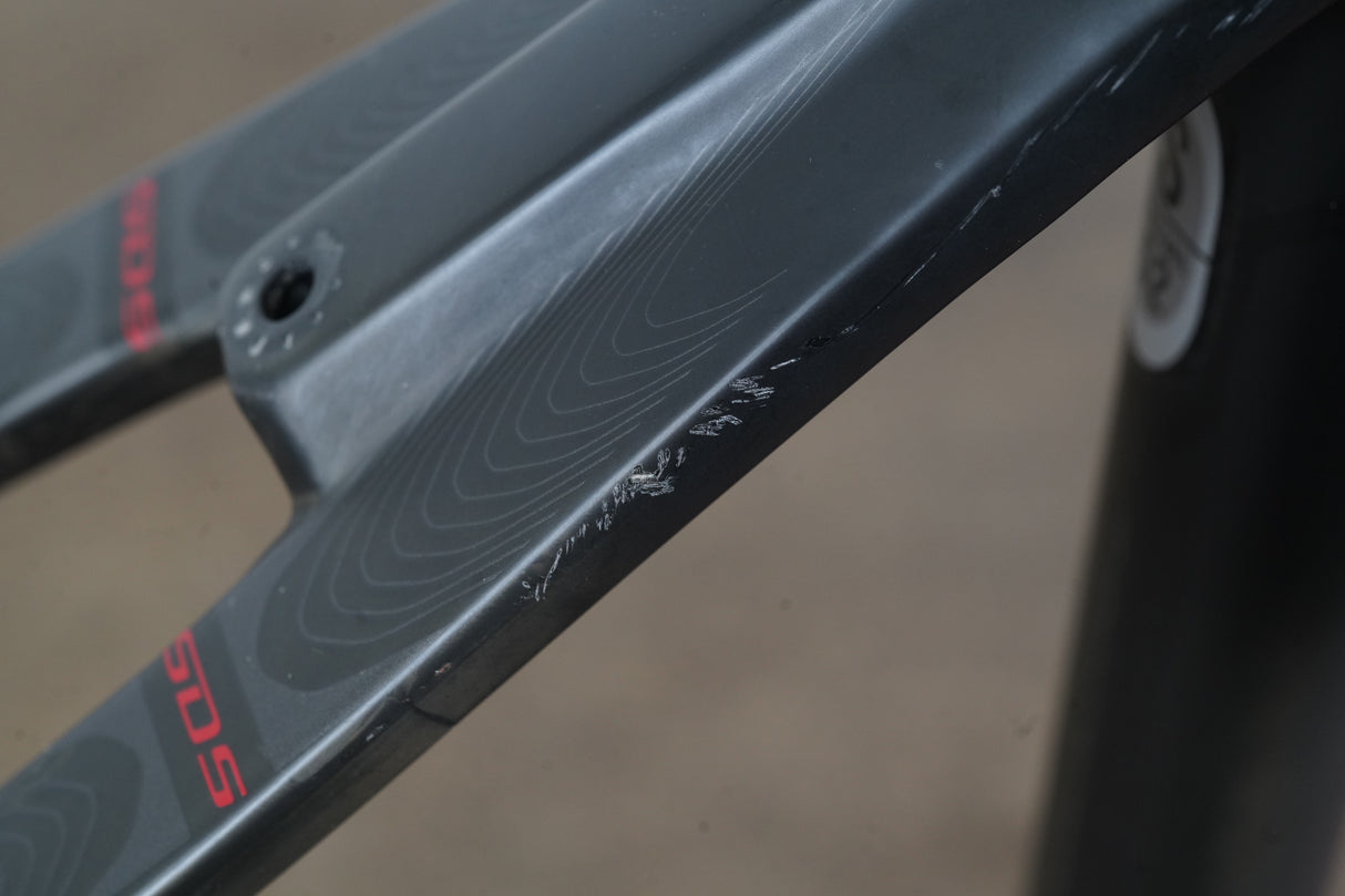 *Damaged* S (Small) Scott CR1 Comp Carbon Rim Brake Frameset