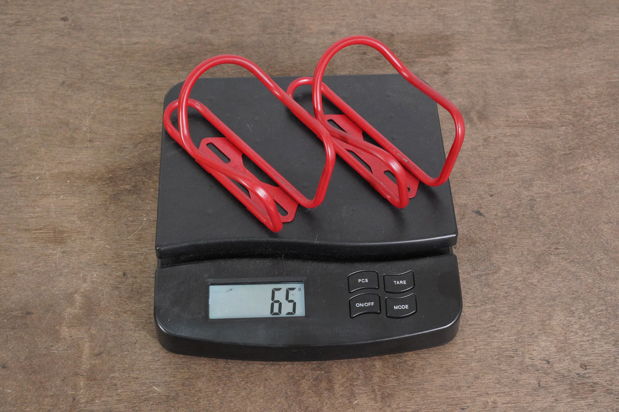 (2) Silca Sicuro Titanium Water Bottle Cages 65g