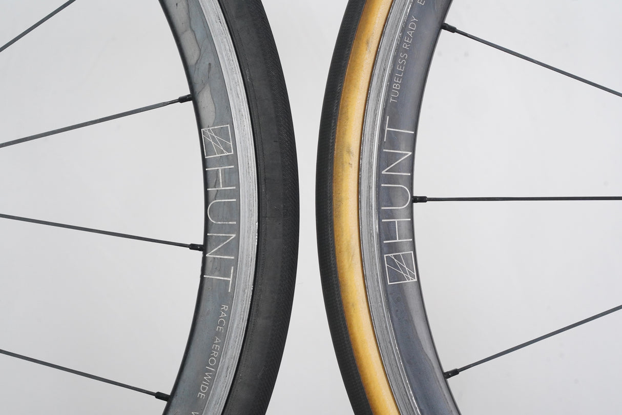 Hunt Race Aero Alloy Tubeless Clincher Rim Brake Wheelset Shimano/SRAM 11 Speed