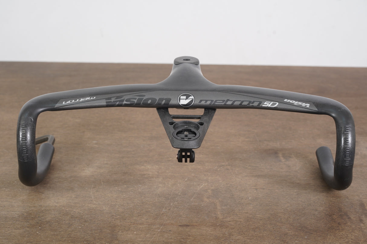 40cm Vision Metron 5D 100mm -6 Degree Integrated Carbon Barstem Handlebar