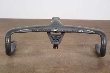 40cm Vision Metron 5D 100mm -6 Degree Integrated Carbon Barstem Handlebar