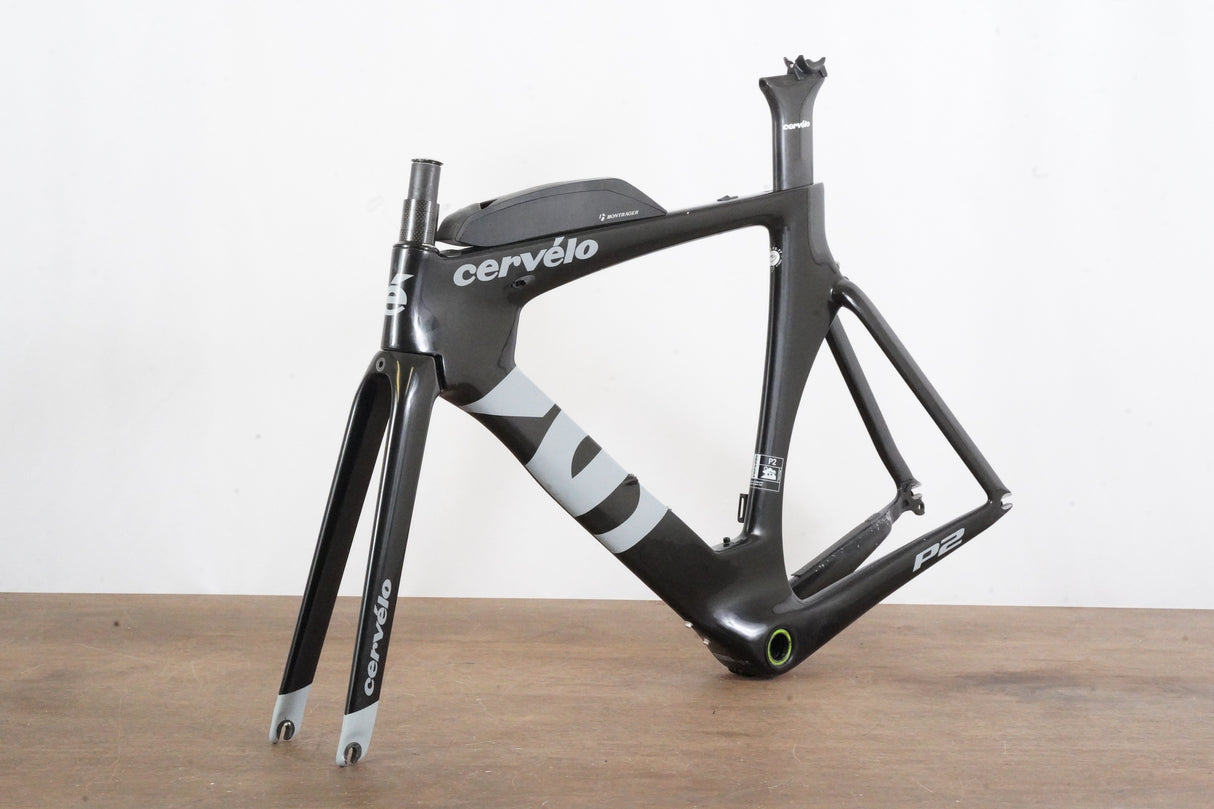 51cm Cervelo P2 Carbon Rim Brake TT Triathlon Aero Frameset