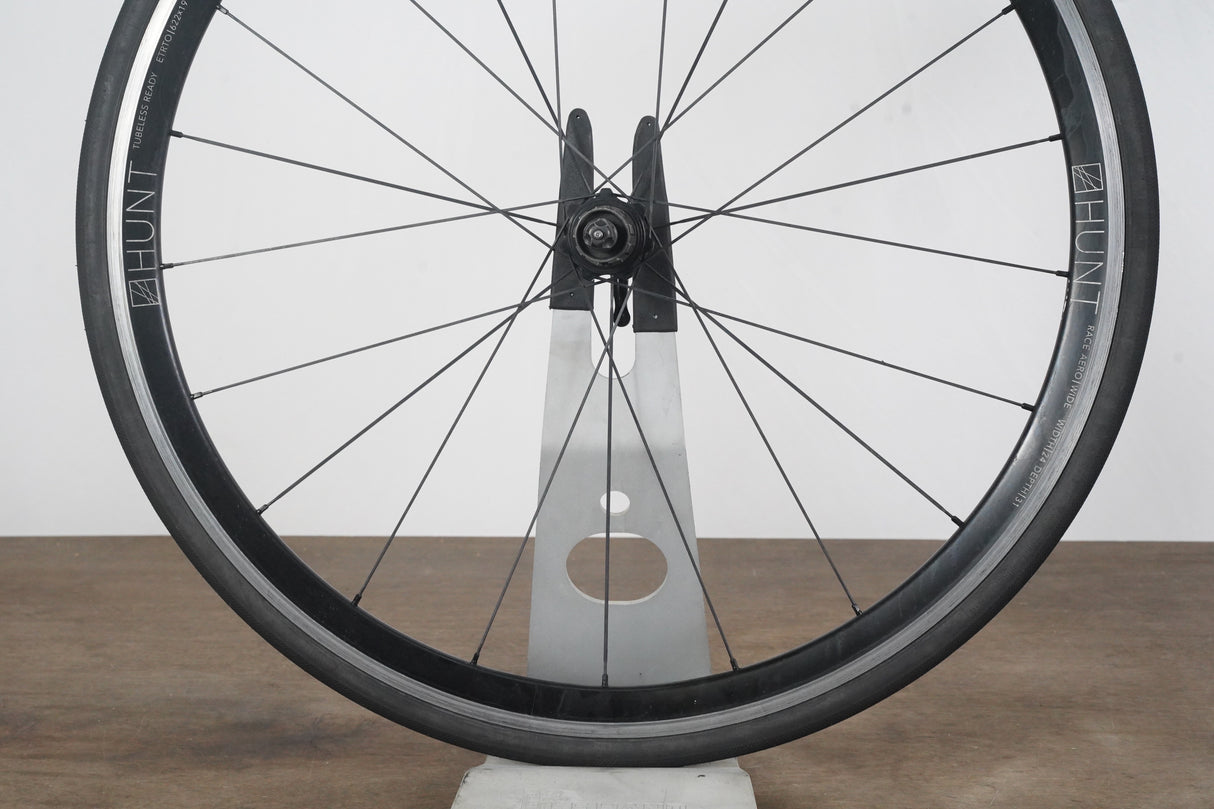 Hunt Race Aero Alloy Tubeless Clincher Rim Brake Wheelset Shimano/SRAM 11 Speed