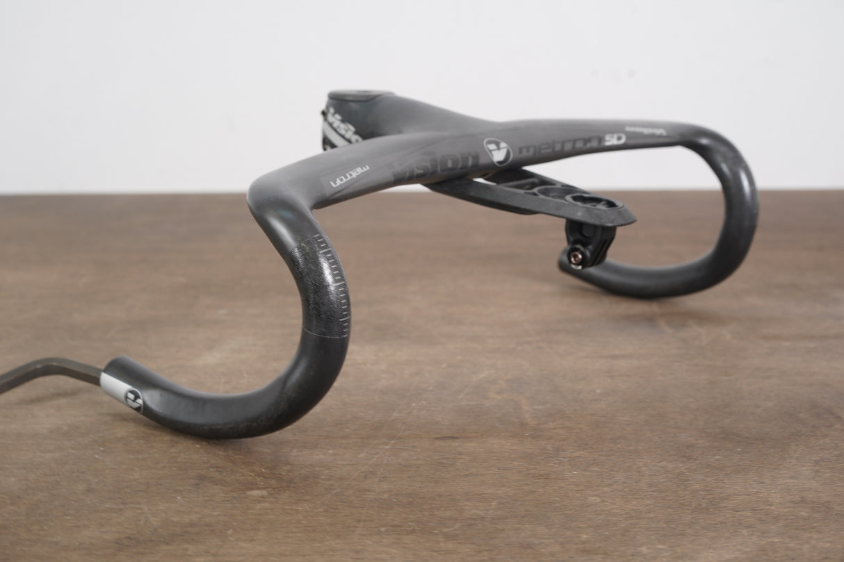 40cm Vision Metron 5D 100mm -6 Degree Integrated Carbon Barstem Handlebar