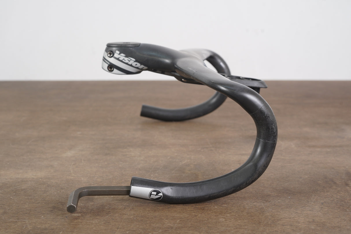 40cm Vision Metron 5D 100mm -6 Degree Integrated Carbon Barstem Handlebar