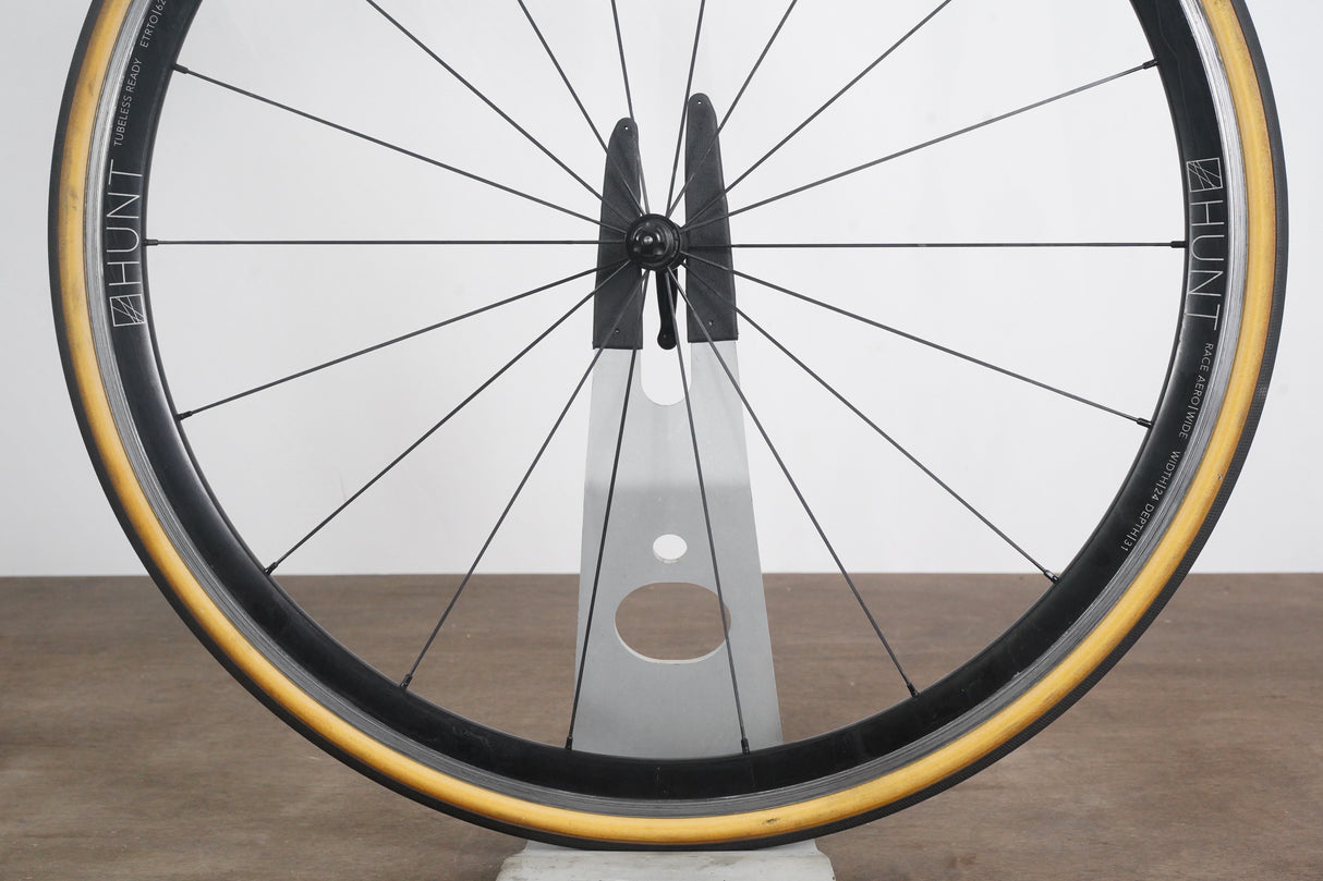 Hunt Race Aero Alloy Tubeless Clincher Rim Brake Wheelset Shimano/SRAM 11 Speed