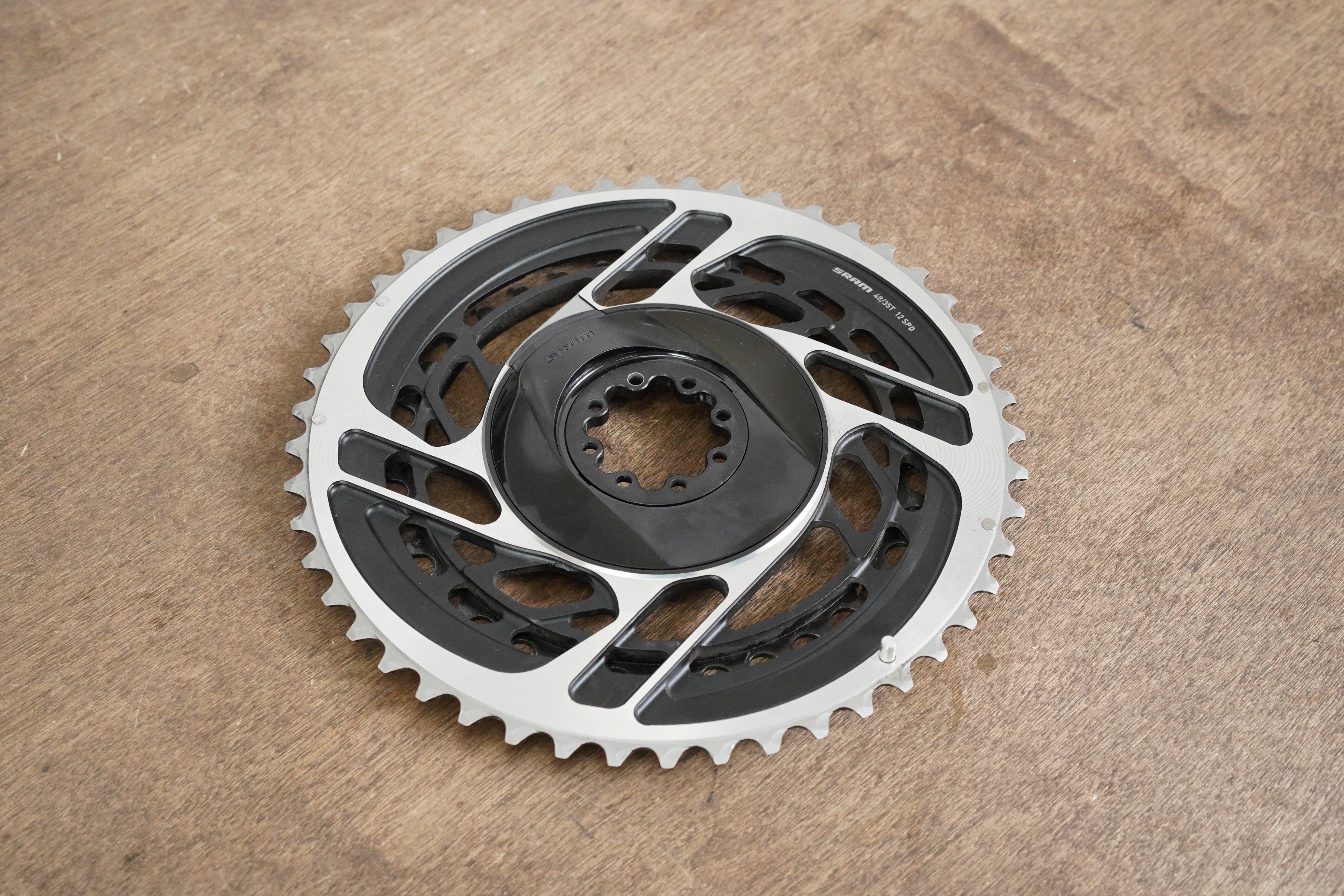 48/35T SRAM Red AXS 12 Speed Chainrings + 8 Bolt Direct Mount