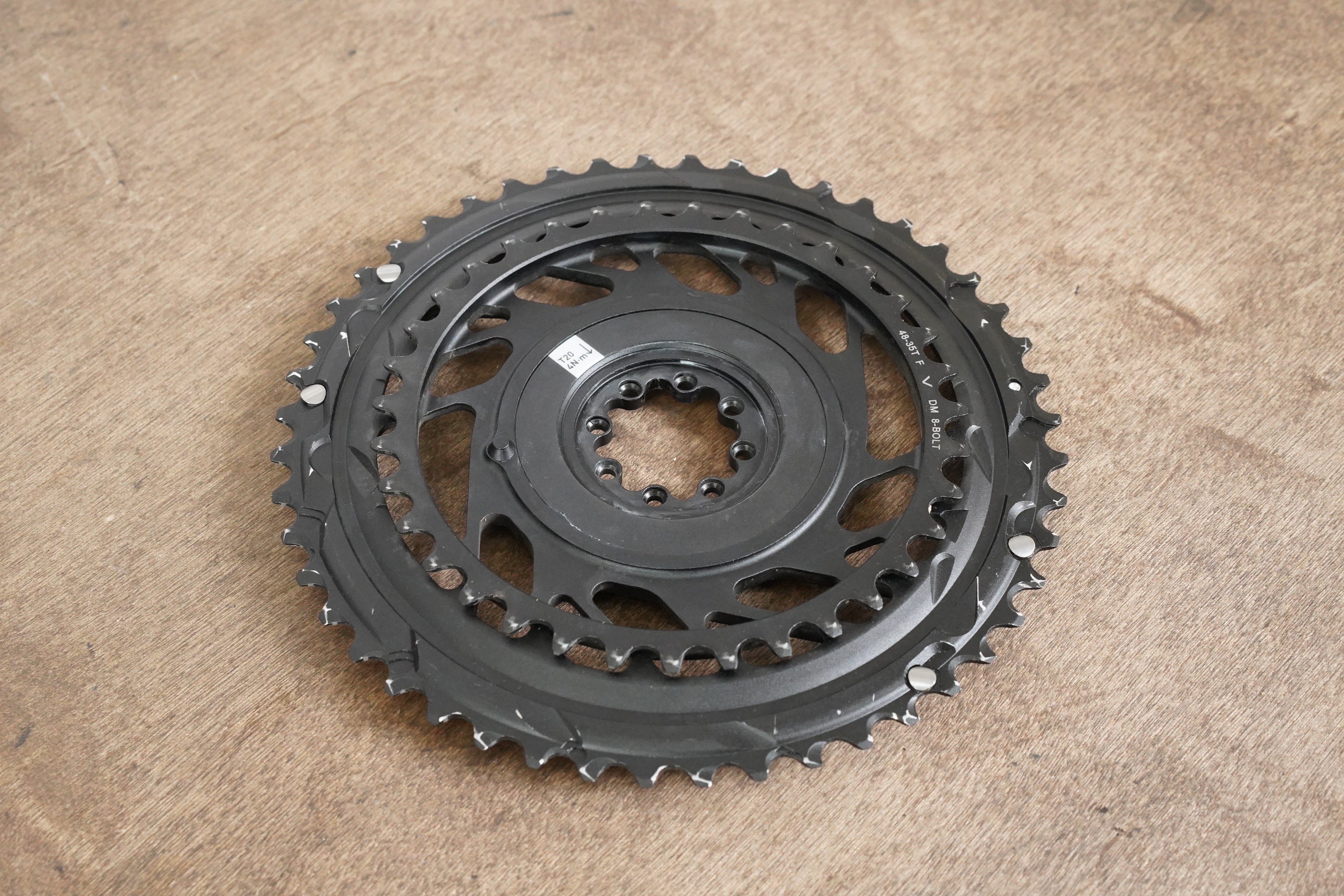 未使用 SRAM RED AXS 48/35T Chain Ring New! 2024 SRAM Red AXS E1 48/35t 12-Speed Direct Mount Bike