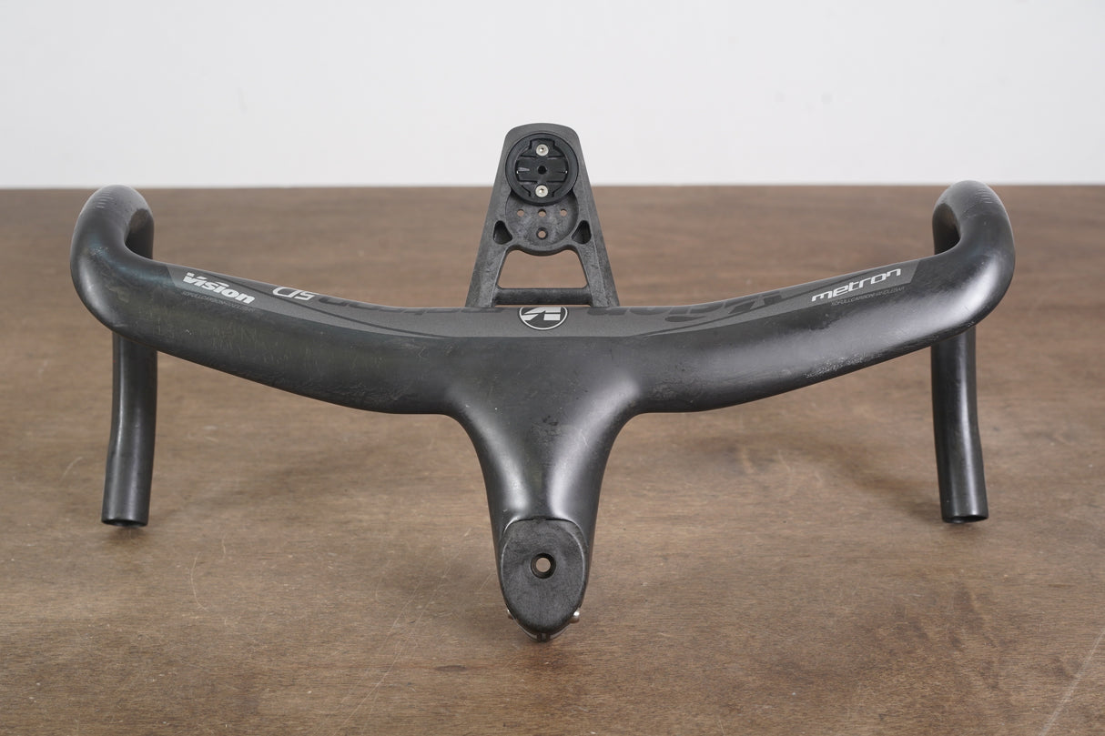 40cm Vision Metron 5D 100mm -6 Degree Integrated Carbon Barstem Handlebar