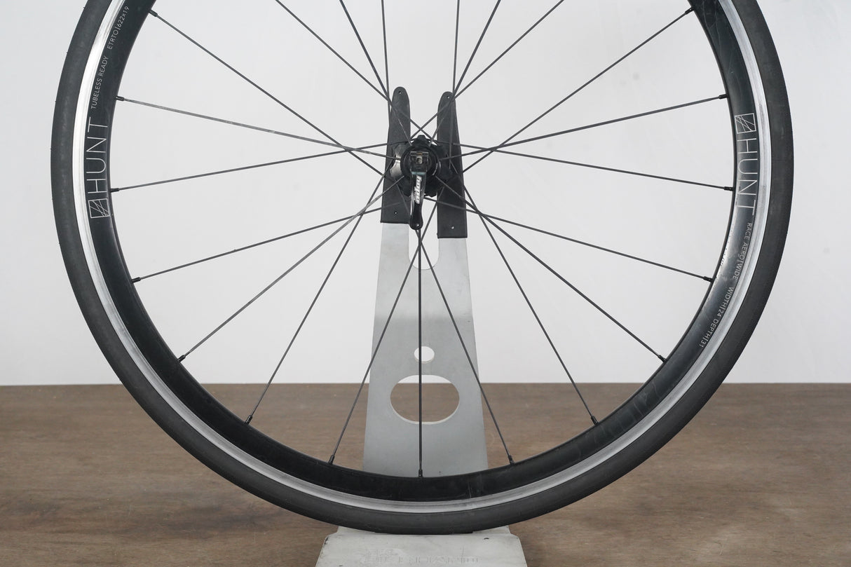 Hunt Race Aero Alloy Tubeless Clincher Rim Brake Wheelset Shimano/SRAM 11 Speed