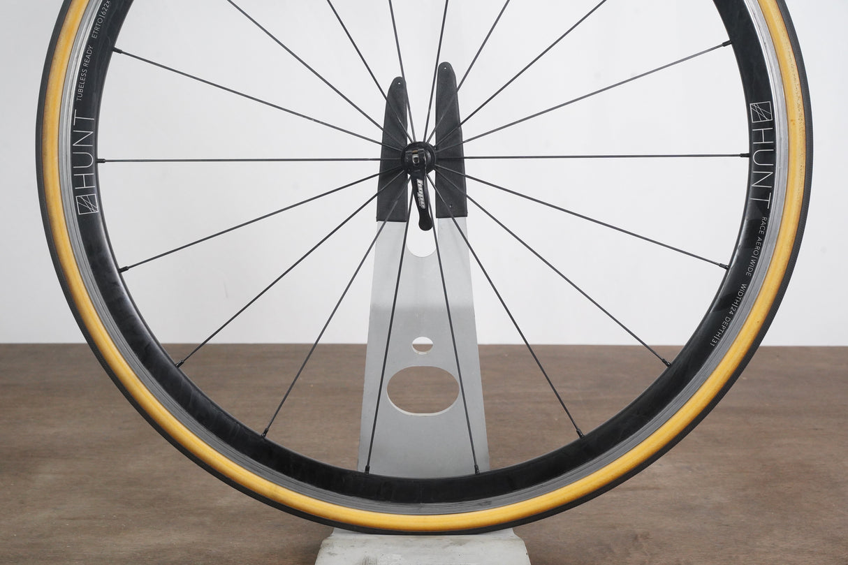 Hunt Race Aero Alloy Tubeless Clincher Rim Brake Wheelset Shimano/SRAM 11 Speed
