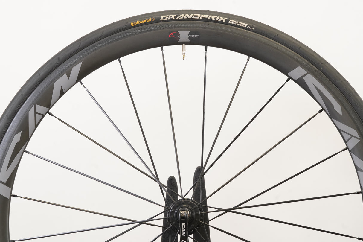 ICAN 38 Carbon Rim Brake Wheelset Shimano/SRAM 11 Speed