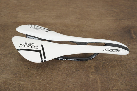 132mm Selle San Marco Aspide Superleggera Carbon Rail Road Saddle 113g