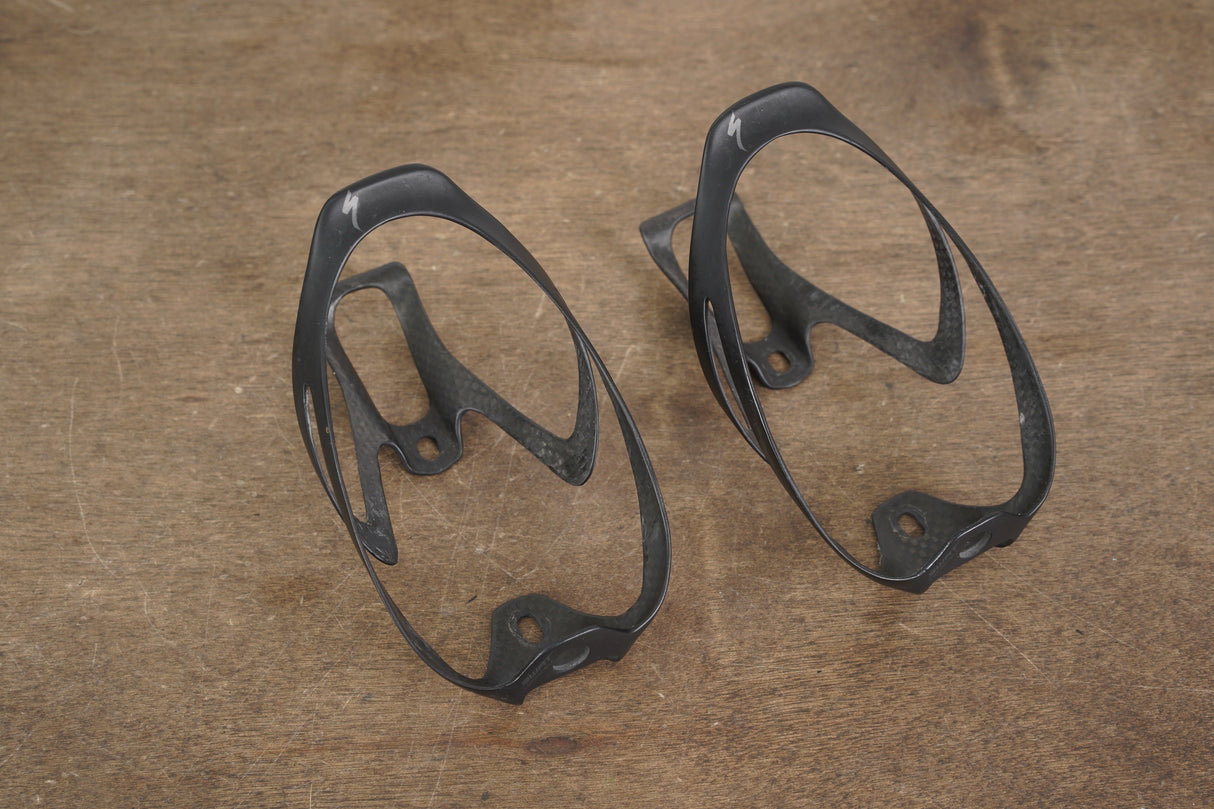 (2) Specialized S-WORKS Rib Cage II Carbon Water Bottle Cages 36g