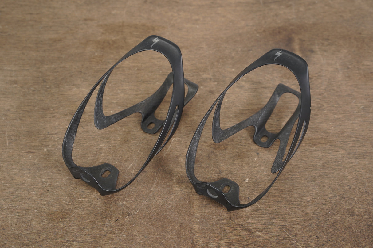 (2) Specialized S-WORKS Rib Cage II Carbon Water Bottle Cages 36g