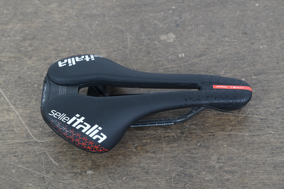 145mm Selle Italia Flite Boost Pro Team Kit Carbonio Carbon Rail Road Saddle 177g