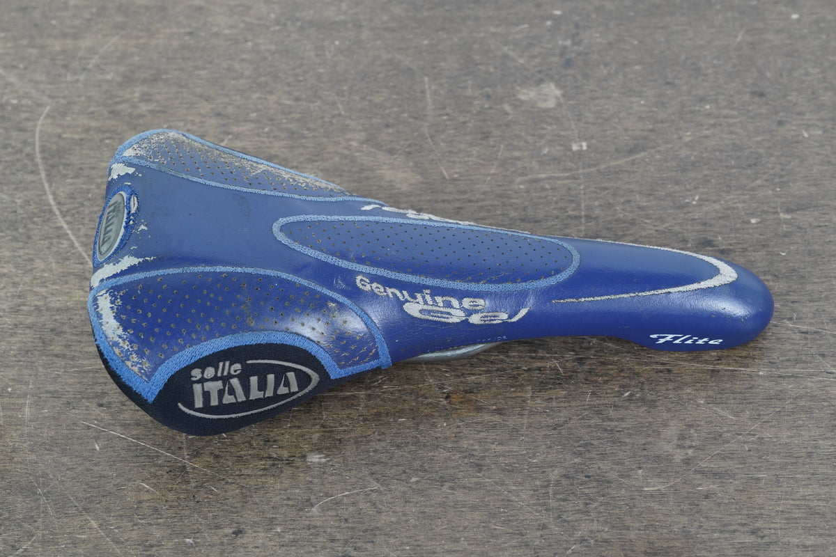 145mm Selle Italia Gel Flow Flite Vanox Rail Road Saddle 282g