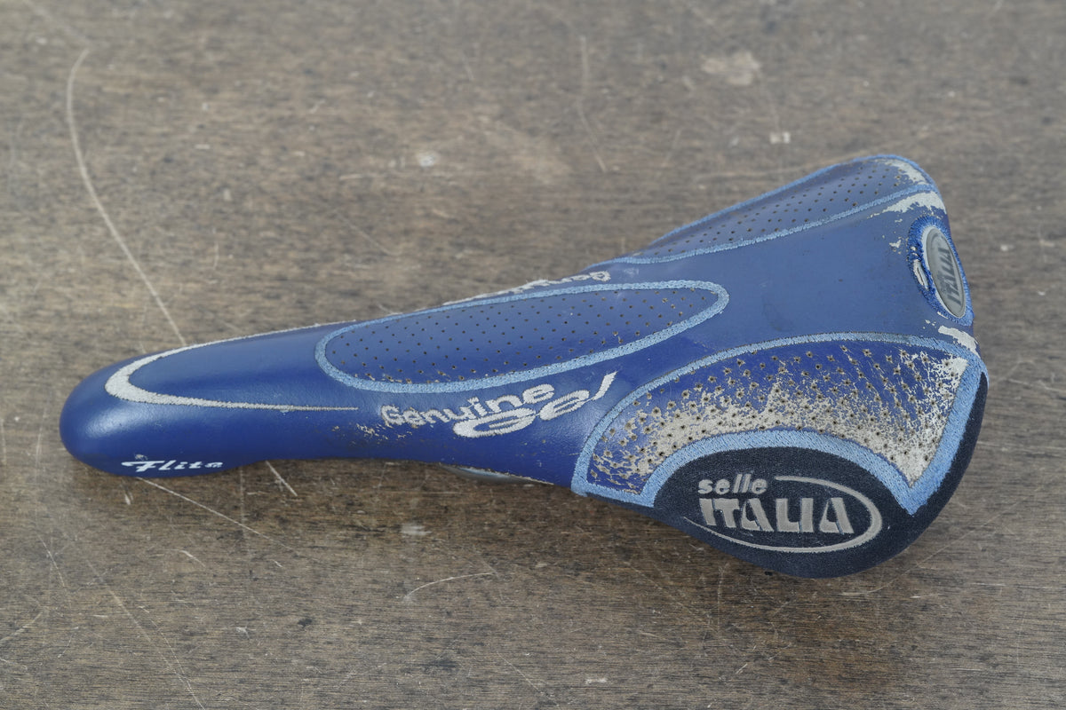 145mm Selle Italia Gel Flow Flite Vanox Rail Road Saddle 282g