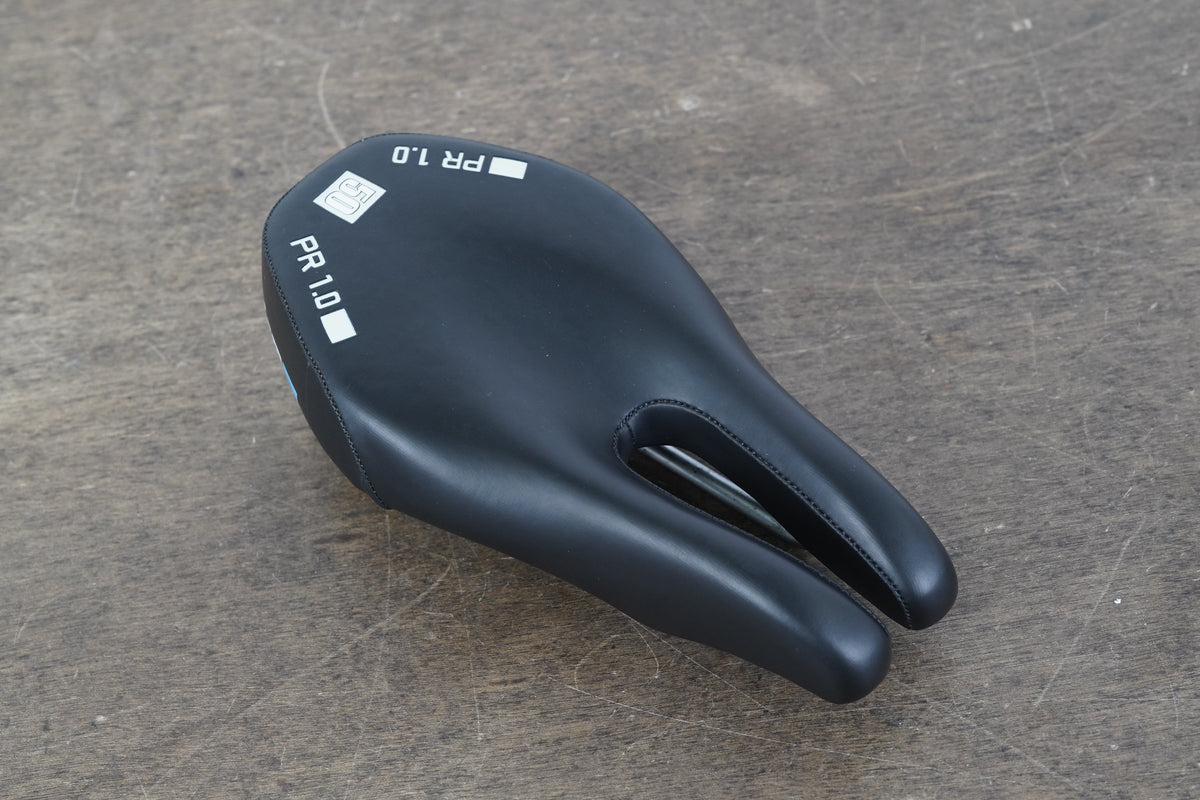 128mm ISM PR 1.0 50 Satin Steel Rail TT Triathlon Road Saddle 333g