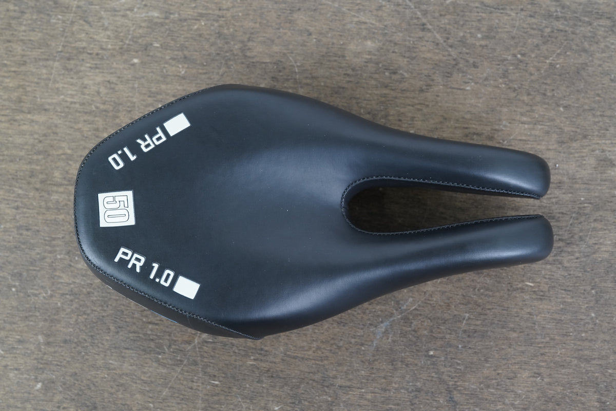 128mm ISM PR 1.0 50 Satin Steel Rail TT Triathlon Road Saddle 333g