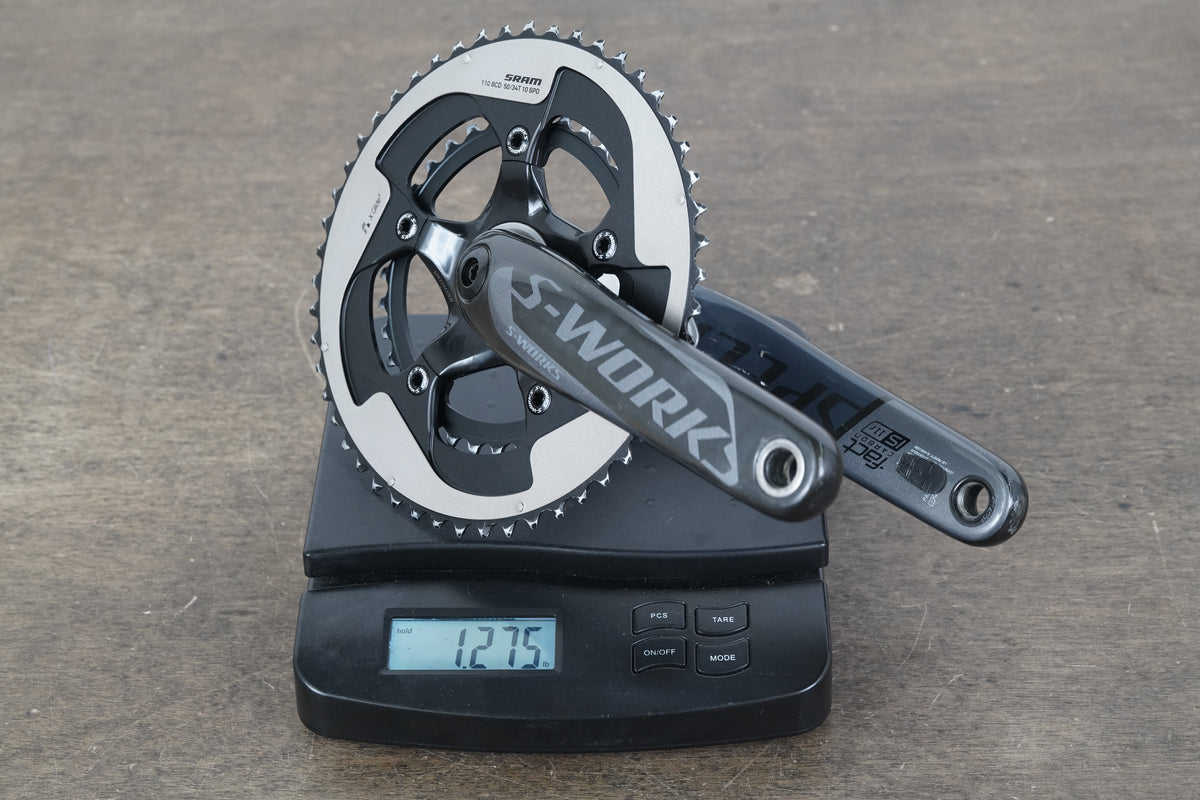 175mm 50/34T BB30 Specialized S-WORKS Carbon Road Crankset 578g