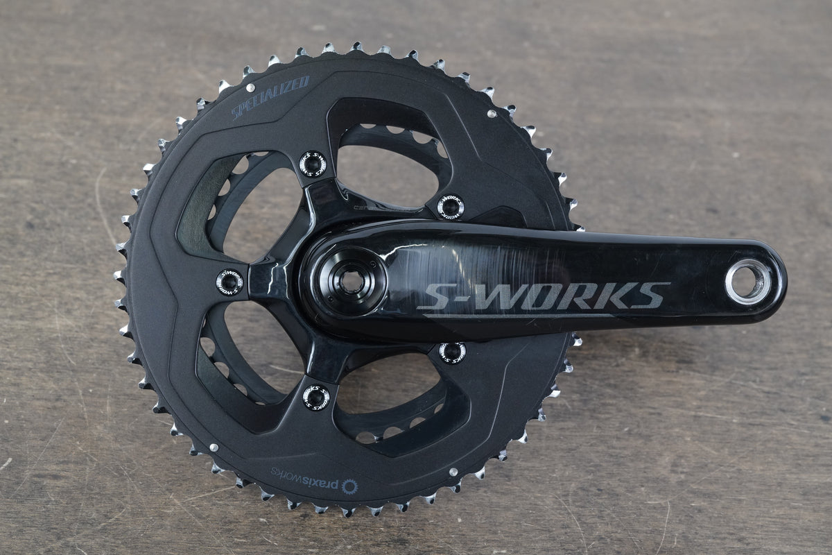 172.5mm 52/36T BB30 Specialized S-WORKS Dual Power Meter Carbon Road Crankset