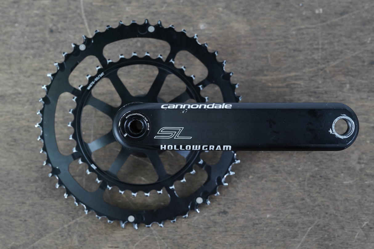 170mm 50/34T BB30 Cannondale SL Spidering Hollowgram Road Crankset 581g