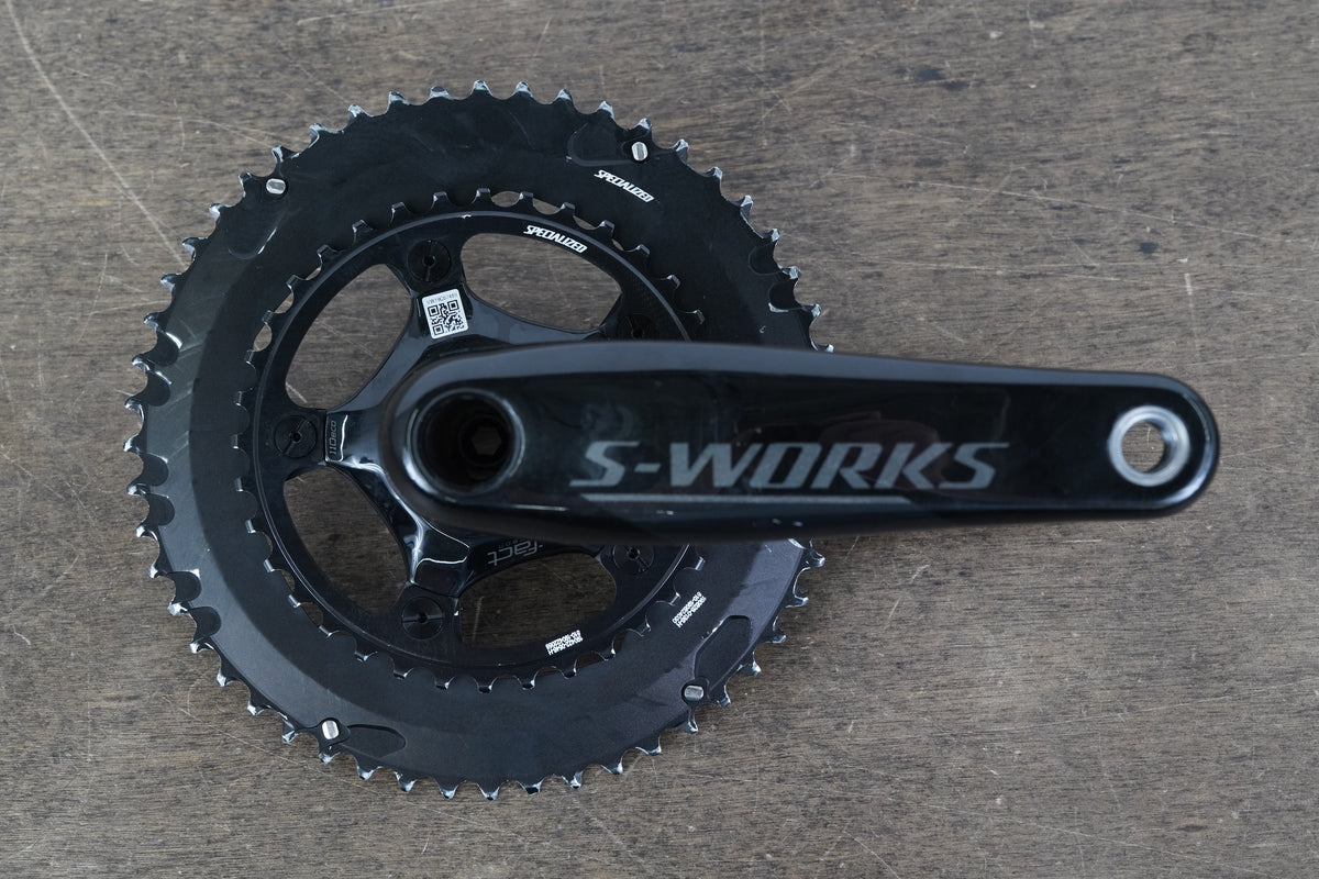 172.5mm 52/36T BB30 Specialized S-WORKS Dual Power Meter Carbon Road Crankset