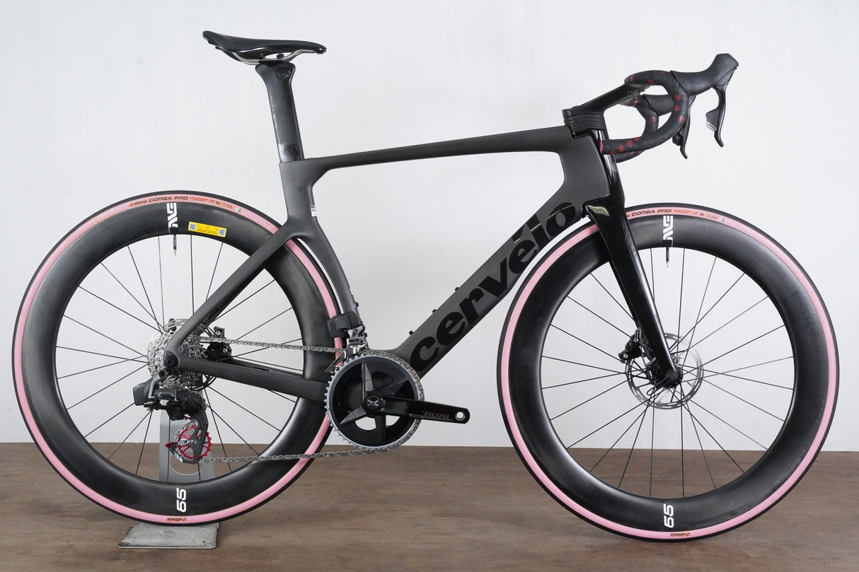 2022 56cm Cervelo S5 SRAM Rival AXS ENVE Quarq Carbon Disc Brake Road Bike