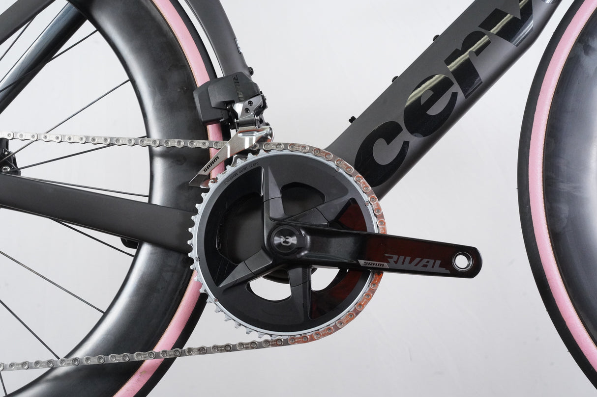 2022 56cm Cervelo S5 SRAM Rival AXS ENVE Quarq Carbon Disc Brake Road Bike