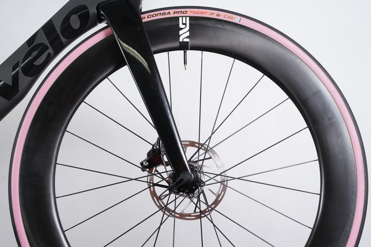 2022 56cm Cervelo S5 SRAM Rival AXS ENVE Quarq Carbon Disc Brake Road Bike
