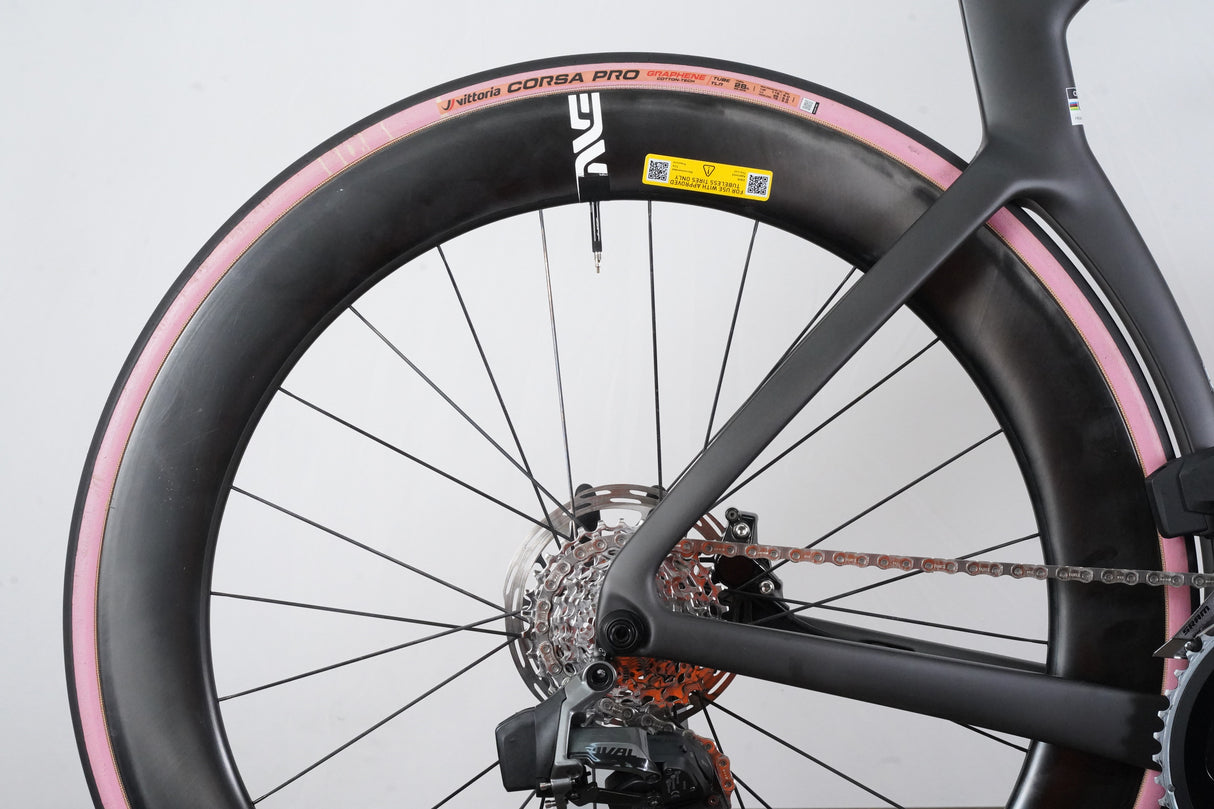2022 56cm Cervelo S5 SRAM Rival AXS ENVE Quarq Carbon Disc Brake Road Bike