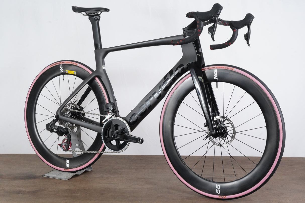 2022 56cm Cervelo S5 SRAM Rival AXS ENVE Quarq Carbon Disc Brake Road Bike