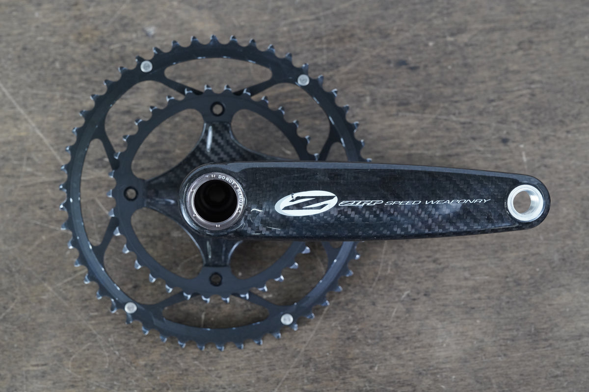 172.5mm 50/34T BB30 Zipp Vuma QuadCarbon Road Crankset 480g