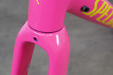 61cm Specialized Allez Sprint V1 Acid Pink Alloy Rim Brake Road Frameset