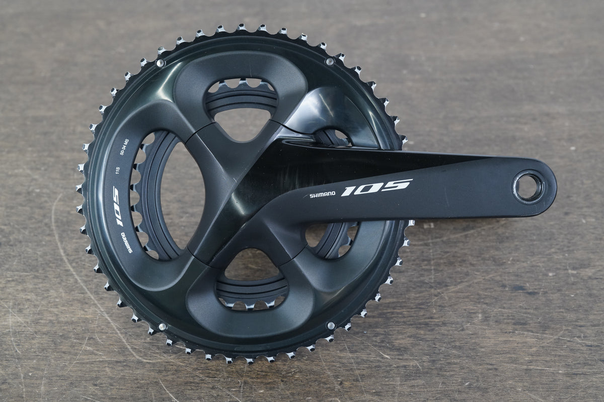 165mm 50/34T Shimano 105 FC-R7000 11 Speed Road Crankset 7000 710g