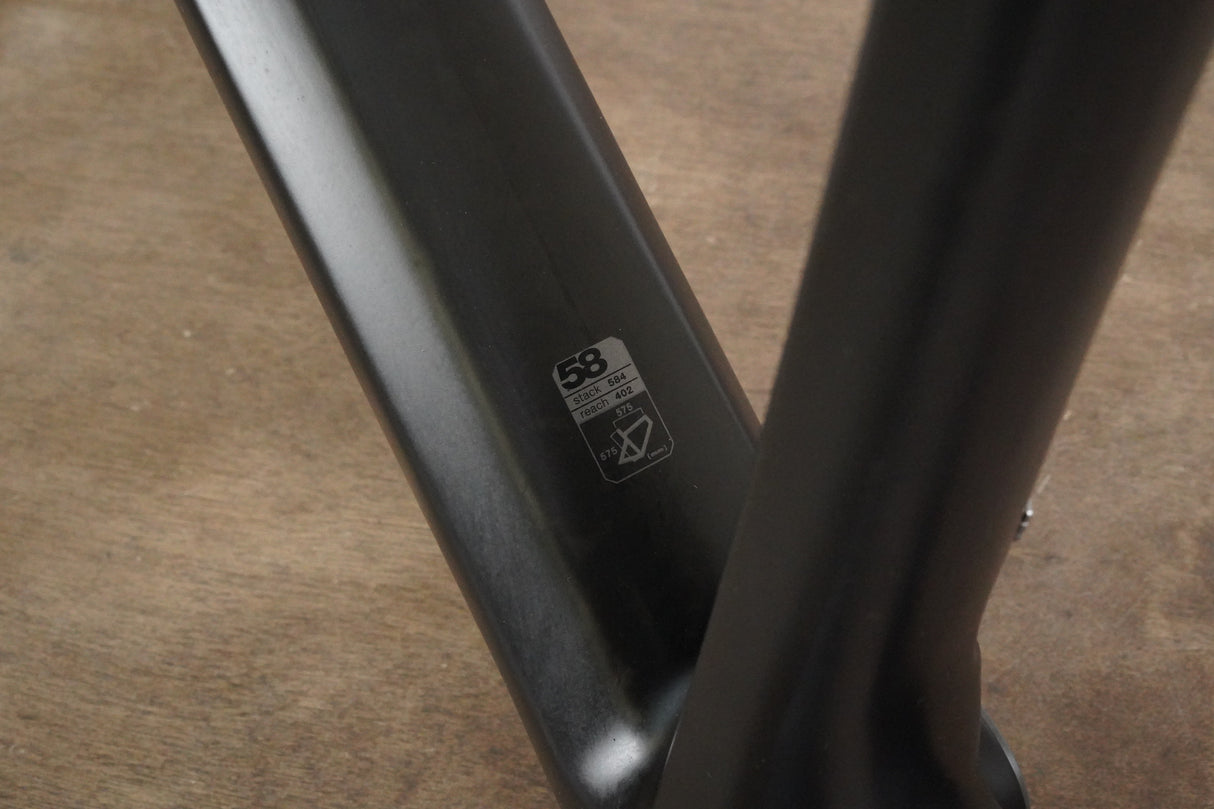 58cm BMC Teammachine SLR01 Carbon Rim Brake Frameset SLR 01