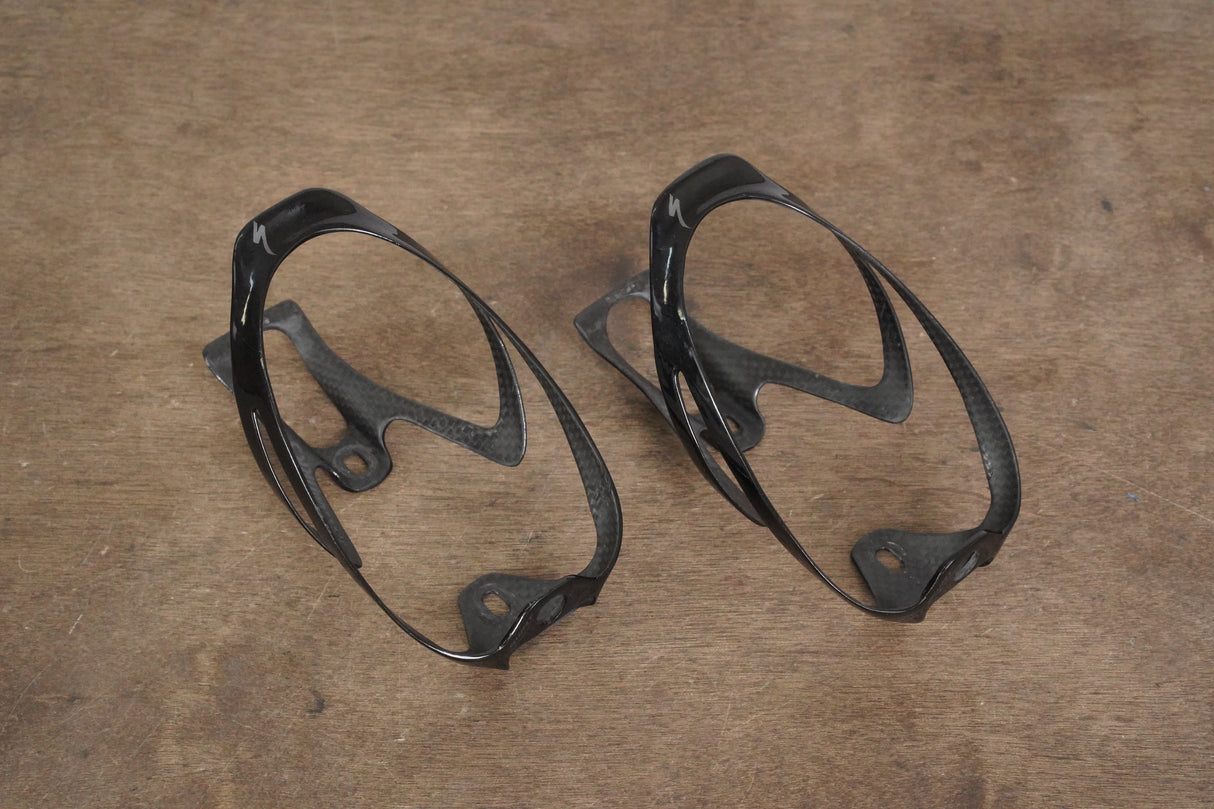 (2) Specialized S-WORKS Rib Cage II Carbon Water Bottle Cages 38g