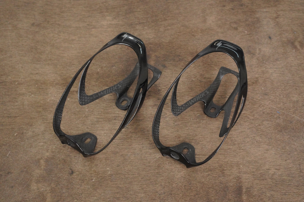 (2) Specialized S-WORKS Rib Cage II Carbon Water Bottle Cages 38g
