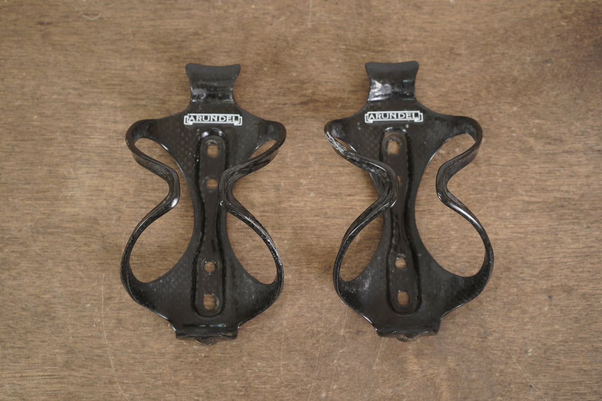 (2) Arundel Mandible Carbon Water Bottle Cages 51g