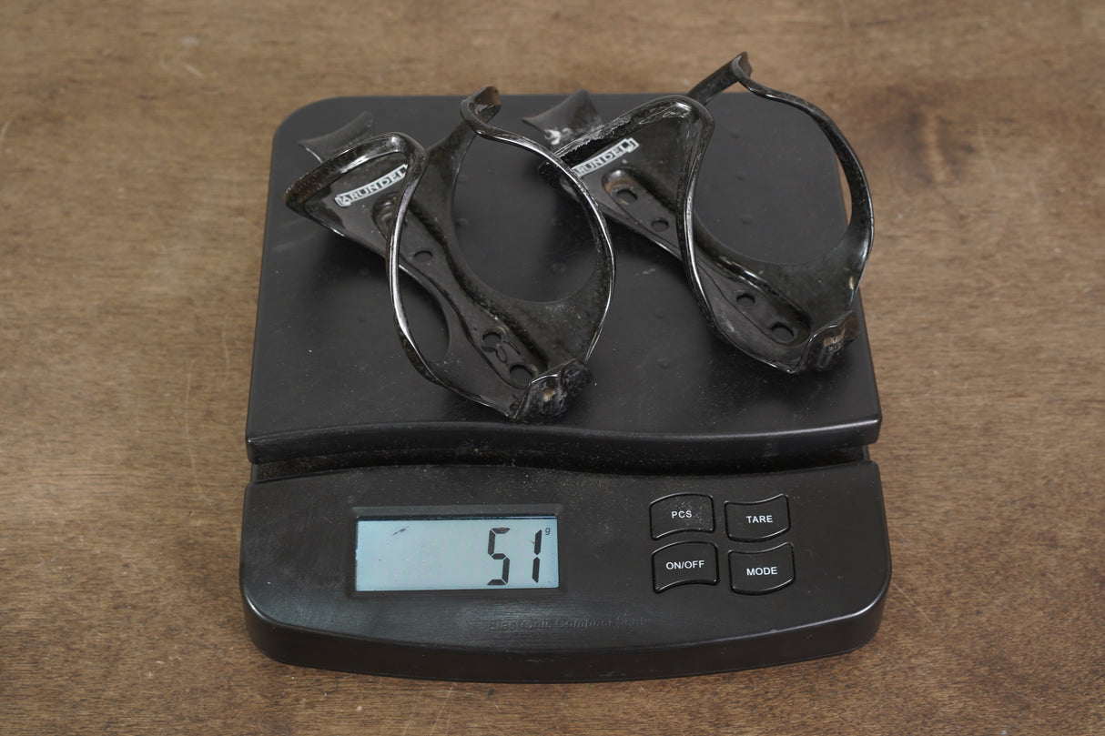 (2) Arundel Mandible Carbon Water Bottle Cages 51g