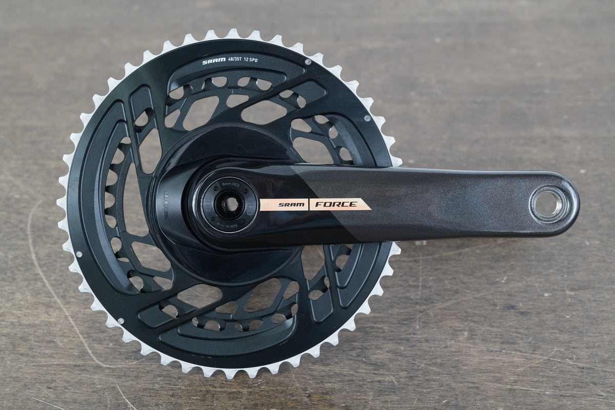 172.5mm 48/35T DUB SRAM Force AXS D2 12 Speed Road Crankset 720g