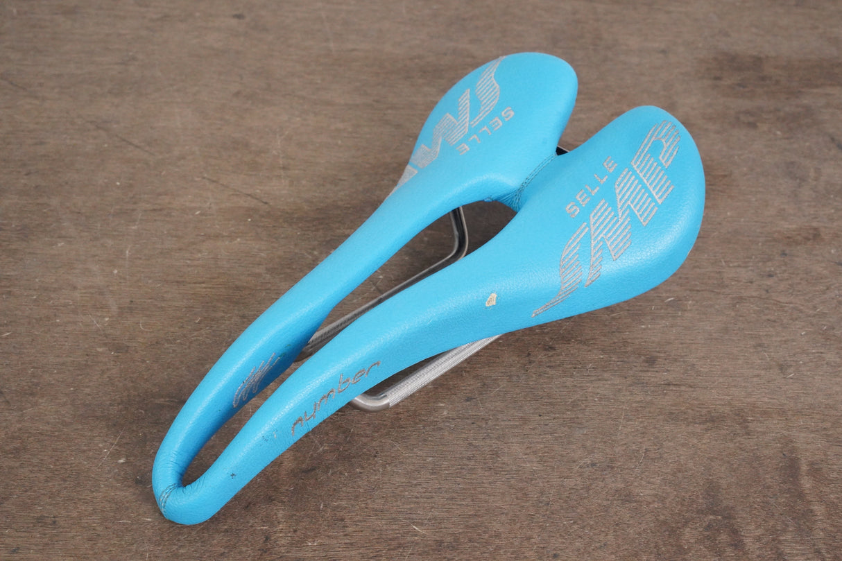 138mm Selle SMP Nymber Stainless Steel Rail Road Saddle 258g