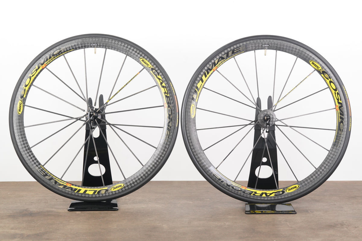 Mavic Cosmic Corbone Ultimate Tubular Rim Brake Wheelset Campagnolo 11 Speed