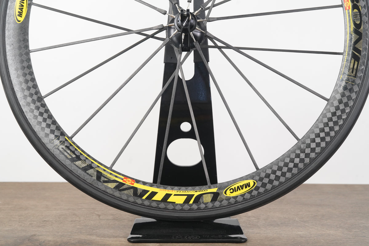 Mavic Cosmic Corbone Ultimate Tubular Rim Brake Wheelset Campagnolo 11 Speed