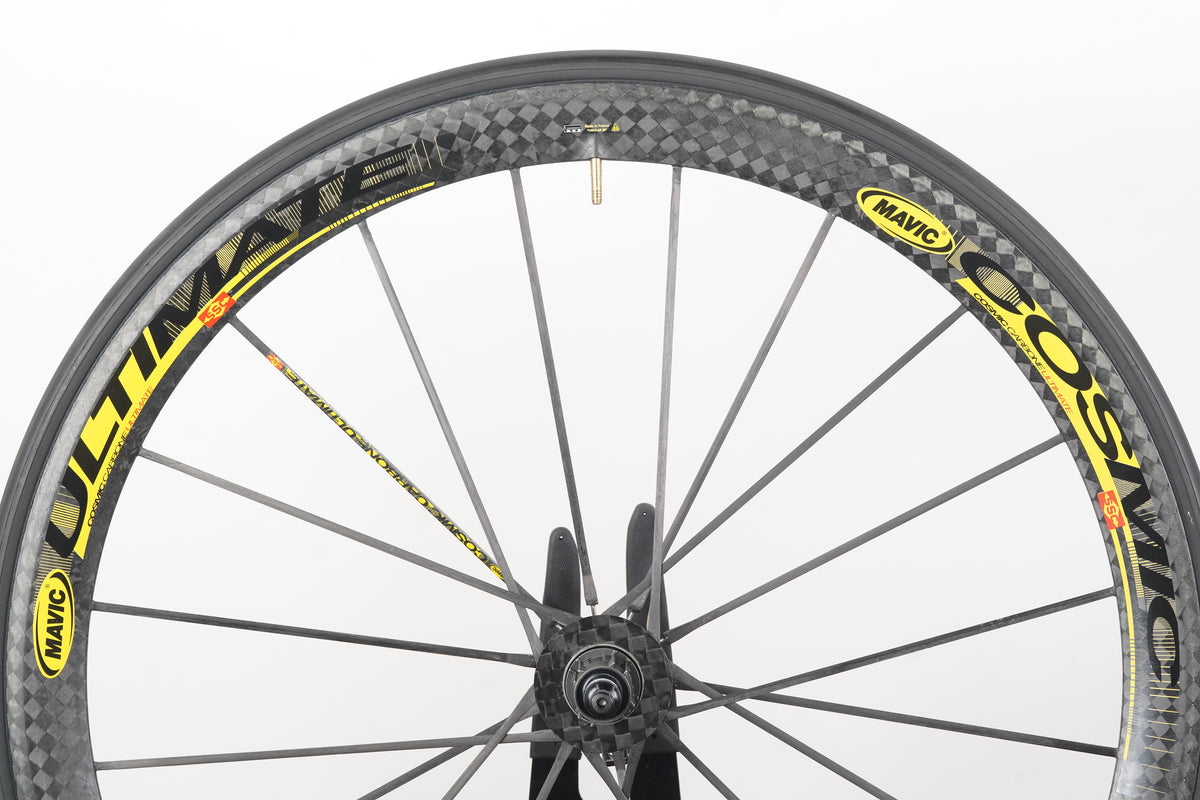 Mavic Cosmic Corbone Ultimate Tubular Rim Brake Wheelset Campagnolo 11 Speed